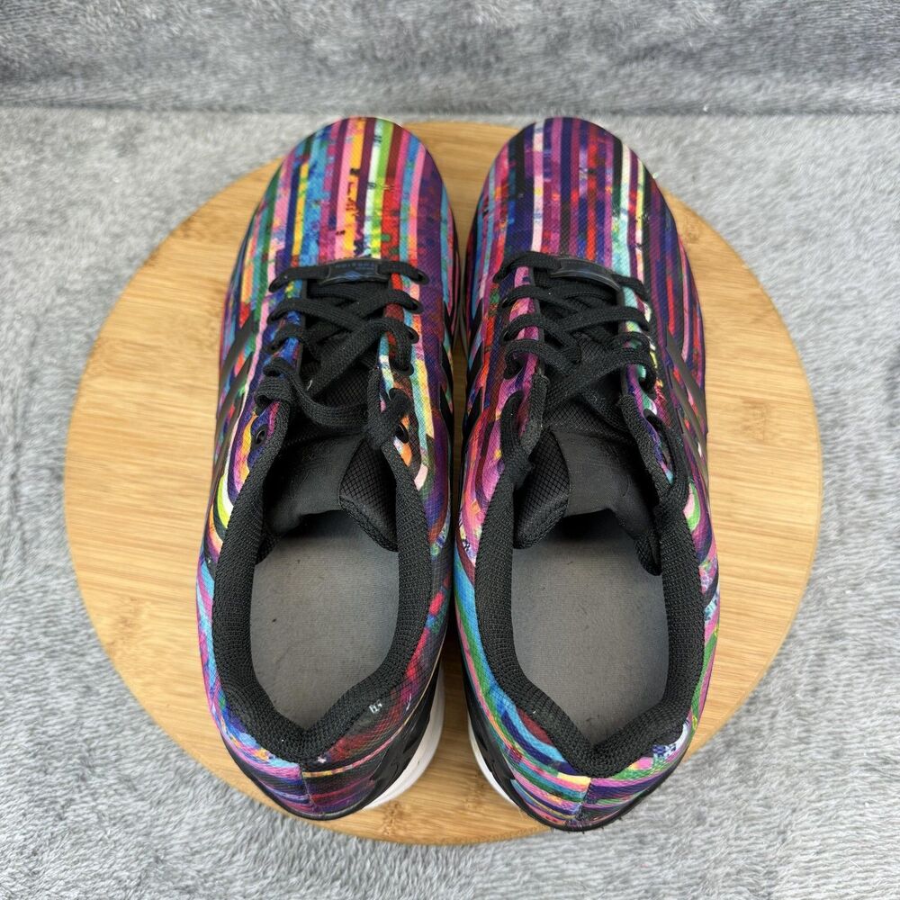 Adidas ZX Flux Shoes Mens Size 11 Multicolor Striped Running Sneakers S76504 - Picture 6 of 11